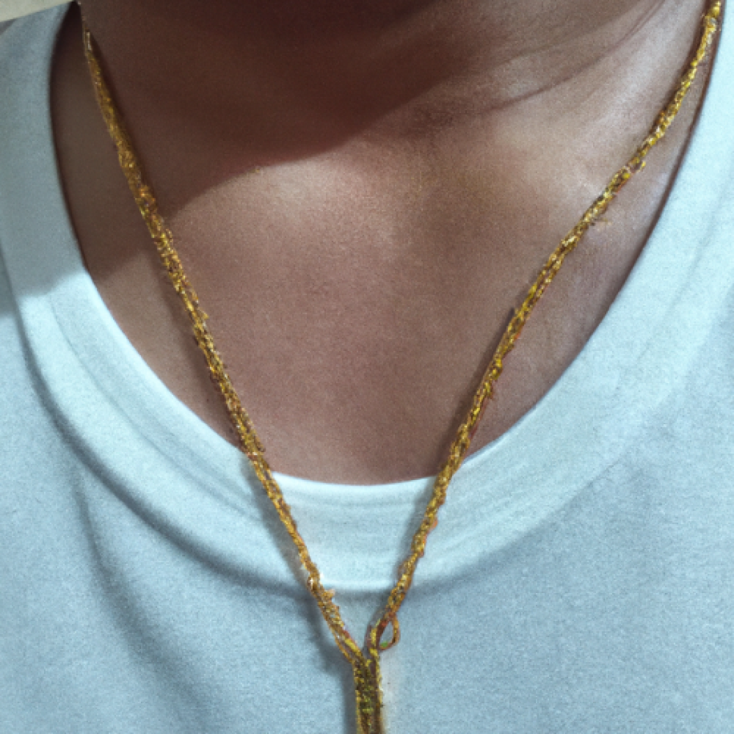 14K 2MM YELLOW GOLD SOLID CURB 26 CHAIN NECKLACE"