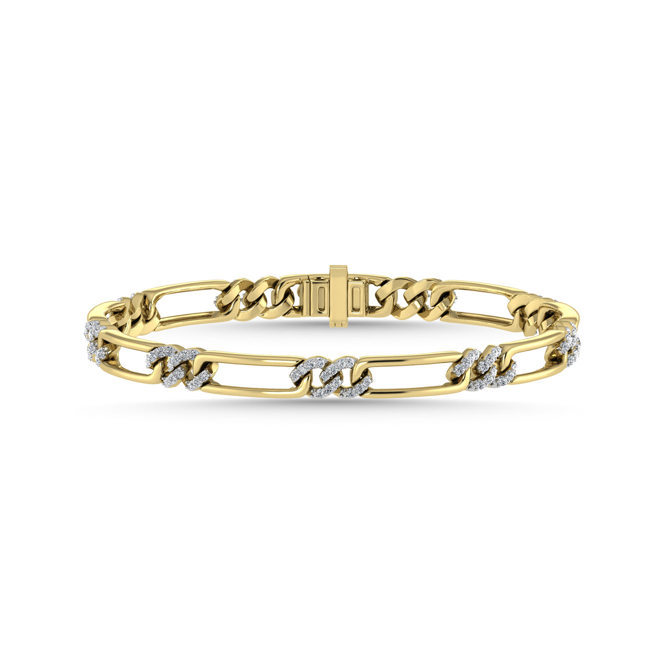 Diamond 5/8 Ct.Tw. Fashion Bracelet in 10K Yellow Gold
