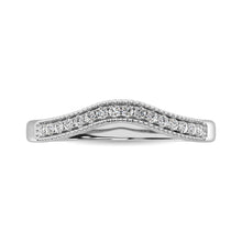 14K White Gold 1/5 Ct.Tw. Diamond Anniversary Band