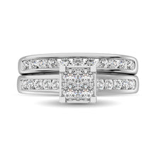10K White Gold 1 Ct.Tw. Diamond Bridal Ring