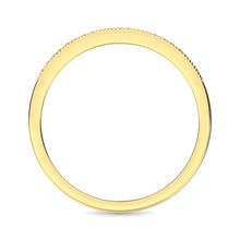 10K Yellow Gold 1/10 Ct.Tw. Diamond Wedding Band Ring