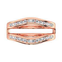 Diamond 1/4 Ct.Tw. Guard Ring in 10K Rose Gold