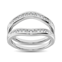 Diamond 3/4 Ct.Tw. Guard Ring in 10K White Gold