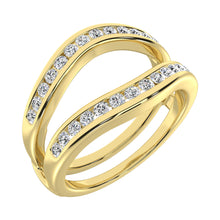 Diamond 3/4 Ct.Tw. Guard Ring in 10K Yellow Gold