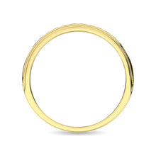 14K Yellow Gold 1/2 Ct.Tw. Diamond Mens Machine Band