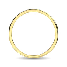 14K Yellow Gold Diamond 1/4 Ct.Tw. Men's Machine Band
