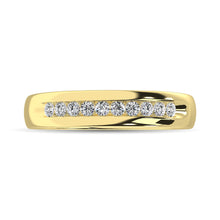 14K Yellow Gold 1/2 Ct.Tw. Diamond Mens Machine Band