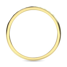 14K Yellow Gold 1/2 Ct.Tw. Diamond Mens Machine Band