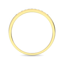 14K Yellow Gold 1/3 Ct.Tw. Diamond Ladies Machine Band