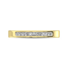 14K Yellow Gold 1/2 Ct.Tw. Diamond Ladies Machine Band