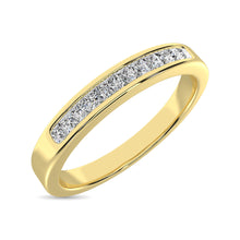 14K Yellow Gold 1/2 Ct.Tw. Diamond Ladies Machine Band