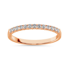14K Rose Gold 1/6 Ct.Tw. Diamond Ladies Machine Band