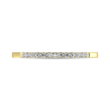 14K Yellow Gold 1/3 Ct Diamond Ladies Machine Band