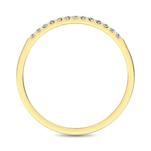 14K Yellow Gold 1/3 Ct Diamond Ladies Machine Band