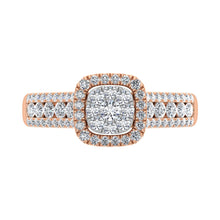 Diamond 7/8 Ct.Tw. Fashion Ring in 14K Rose Gold