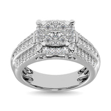 Diamond 1 Ct.Tw. Engagement Ring in 10K White Gold