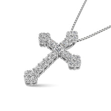 Diamond 1/3 Ct.Tw. Cross Pendant in 10K White Gold