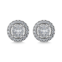 14K White Gold 2/5 Ct.Tw. Diamond Stud Earrings