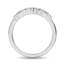 14K White Gold 1/4 Ct.Tw.Diamond Band