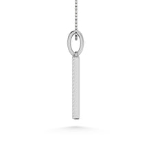 14K White Gold 1/10 Ct.Tw.Diamond Fashion Pendant