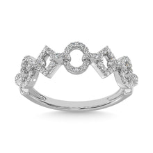 14K White Gold 1/4 Ct.Tw.Diamond Fashion Ring