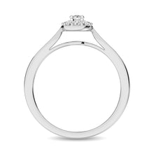 10K White Gold 1/4 Ctw Diamond Promise Ring