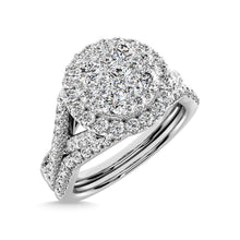 14K White Gold 9/10 Ct.Tw.Diamond Fashion Ring