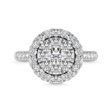 14K White Gold 2 Ctw Diamond Fashion Ring