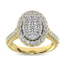 14K Yellow Gold 3/4 Ctw Diamond Fashion Ring