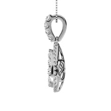 14K White Gold 5/8 Ctw Diamond Fashion Pendant