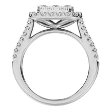 14K White Gold 1 1/5 Ctw Diamond Fashion Ring