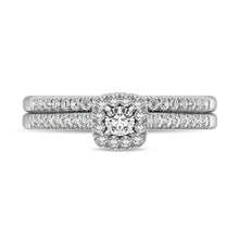 14K White Gold 2/5 Ctw Diamond Engagement Ring