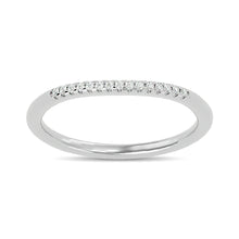 Diamond 1/20 ct tw Round-cut Wedding Band in 10K White Gold