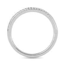 Diamond 1/20 ct tw Round-cut Wedding Band in 10K White Gold