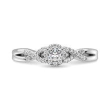 Diamond 1/4 Ct.Tw. Engagement Ring in 10K White Gold