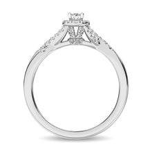 Diamond 1/4 Ct.Tw. Engagement Ring in 10K White Gold