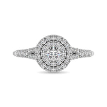 Diamond Engagement Ring 1/2 ct tw in 10K White Gold