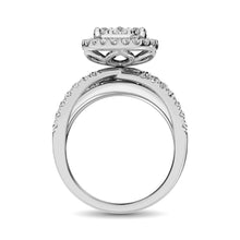 Diamond 1 Ct.Tw. Engagement Ring in 14K White Gold