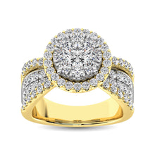 Diamond 1 Ct.Tw. Engagement Ring in 14K Two Tone Gold