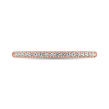10K Rose Gold 1/10 Ctw Diamond Wedding Ring
