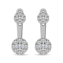 Diamond 1/2.Tw. Fashion Earrings in 10K White Gold