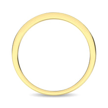 14K Yellow Gold 1/5 Ctw Tsavorite Machine Band