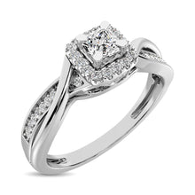 Diamond 1/6 Ct.Tw. Promise Ring in 10K White Gold