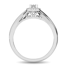 Diamond 1/6 Ct.Tw. Promise Ring in 10K White Gold