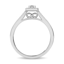 Diamond 1/6 Ct.Tw. Promise Ring in 10K White Gold