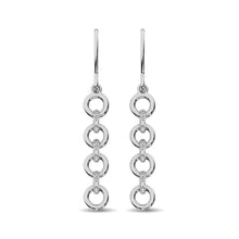 Sterling Silver 1/20 Ctw Drop Earrings