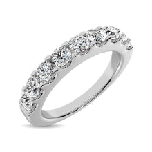 14K White Gold Diamond 2/5 Ct.Tw. 9 Stone Anniversary Band
