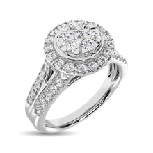 Diamond 1 Ct.Tw. Round Shape Engagement Ring in 10K White Gold