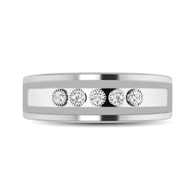 Diamond 1/6 Ctw 5 Stone Mens Band