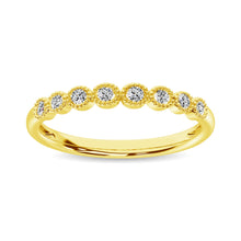 Diamond 1/6 Ct.Tw. Stack Band in 10K Yellow Gold